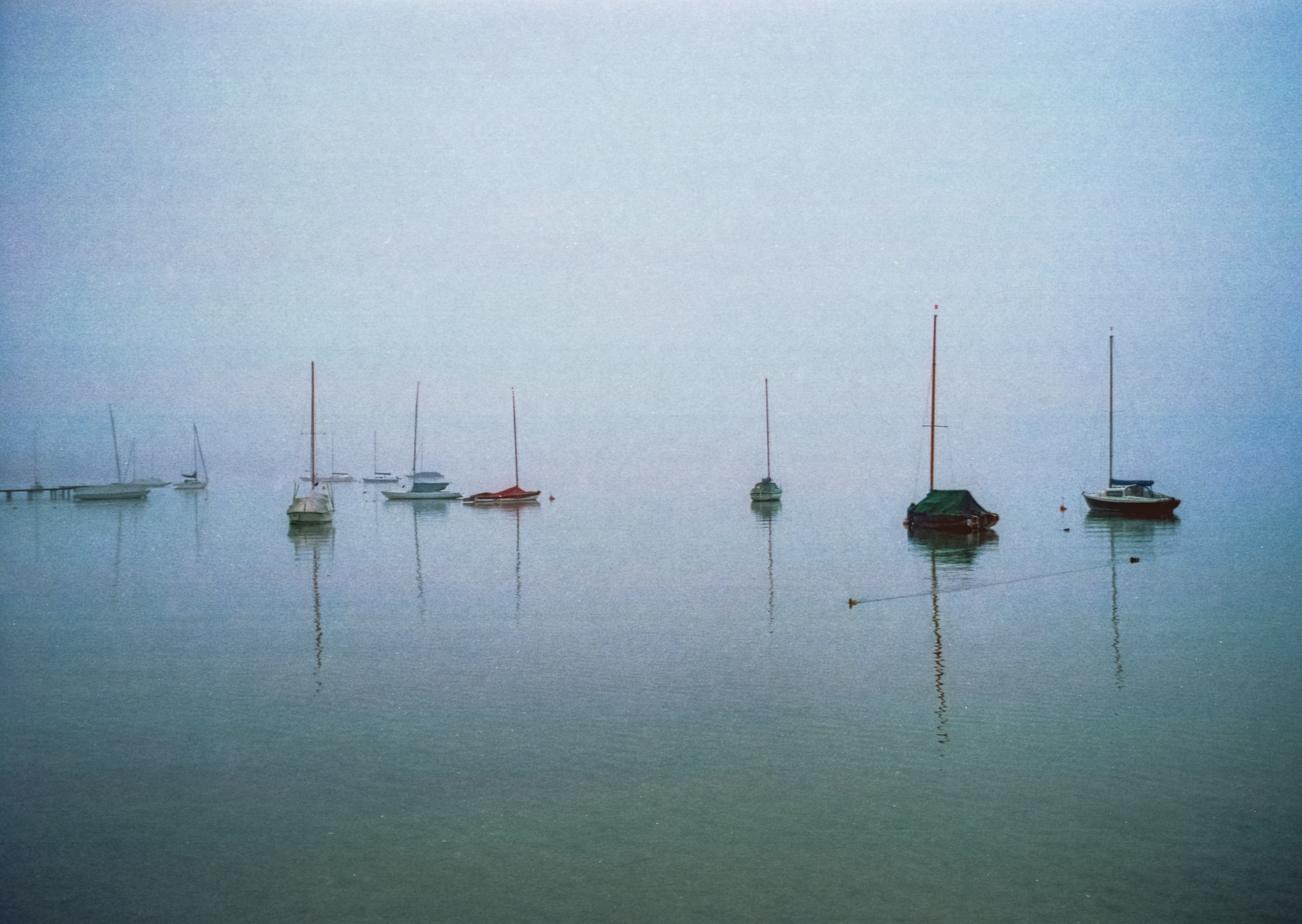 Nebel am Ammersee