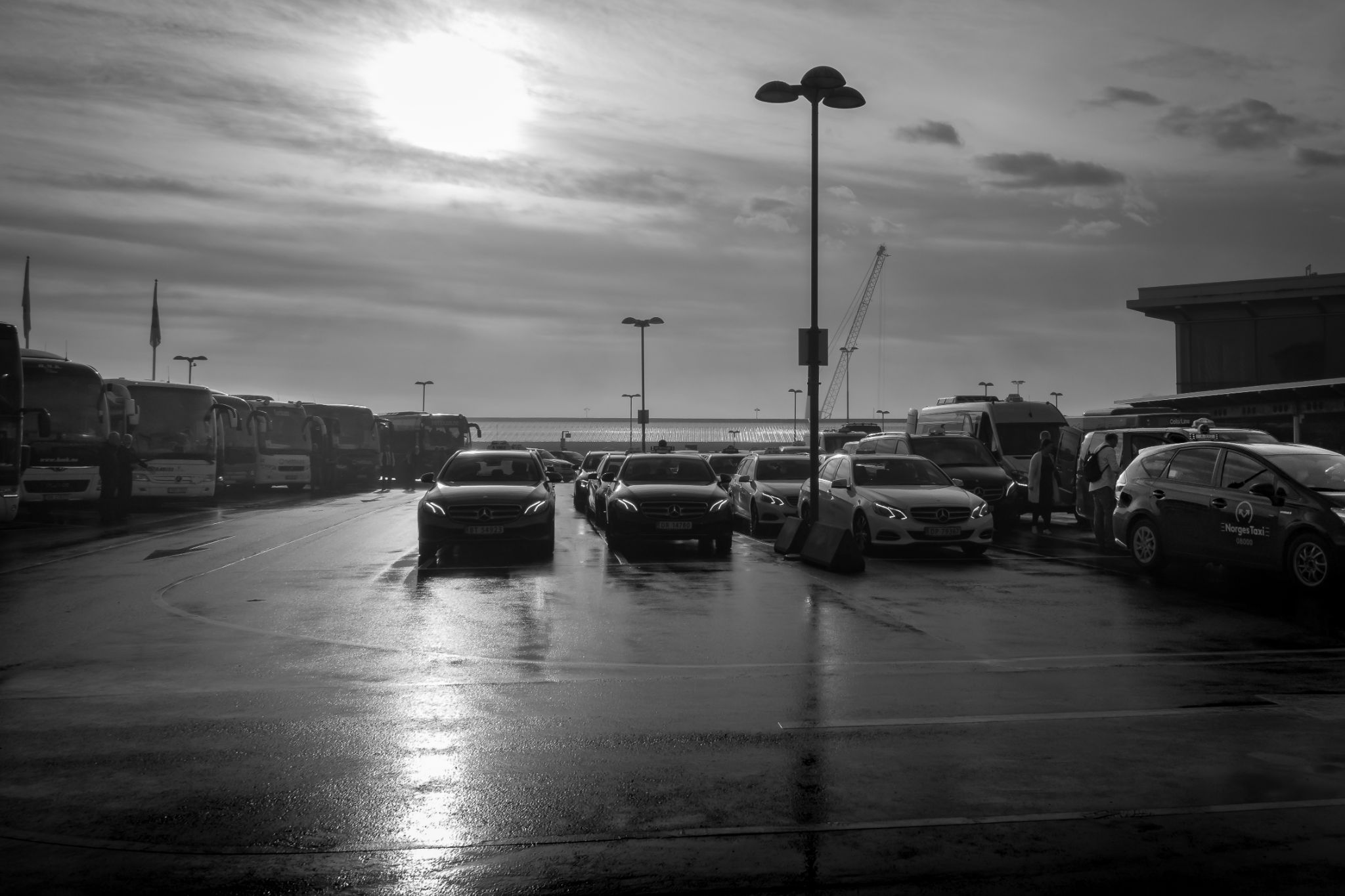 Ankunft im Hafen von Oslo