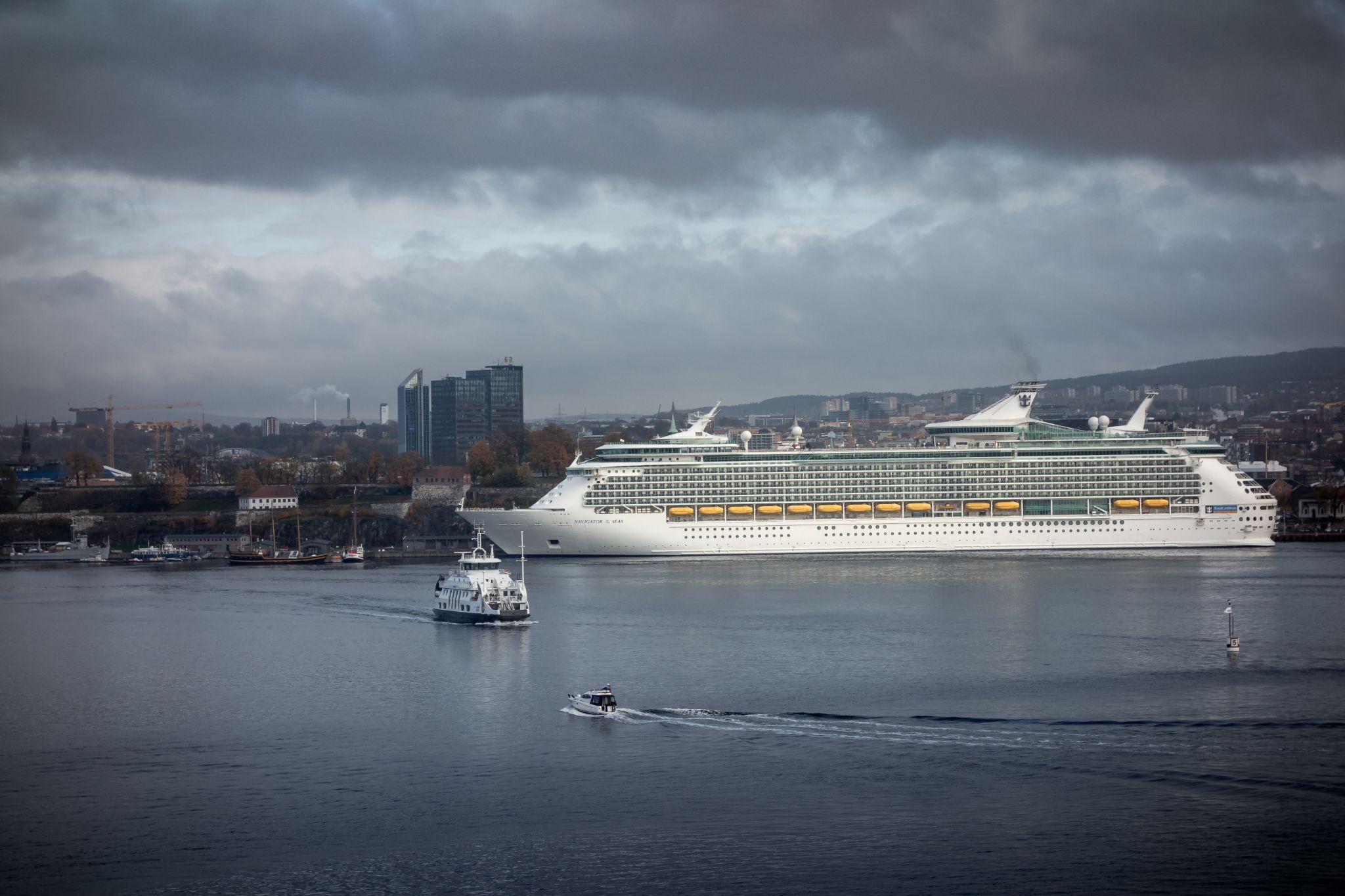 Blick zurück auf Oslo