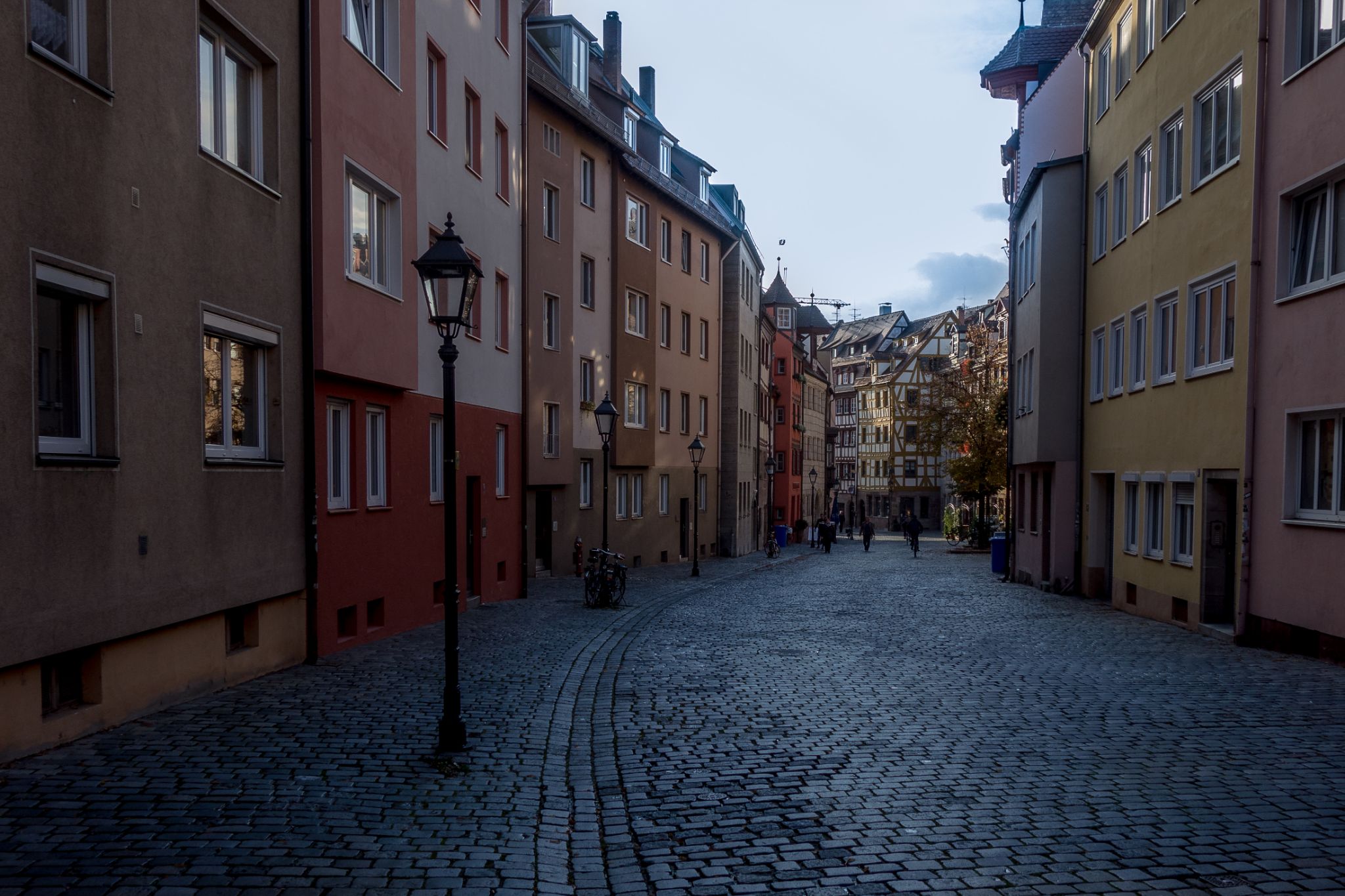 Straße in Nürnberger Altstadt