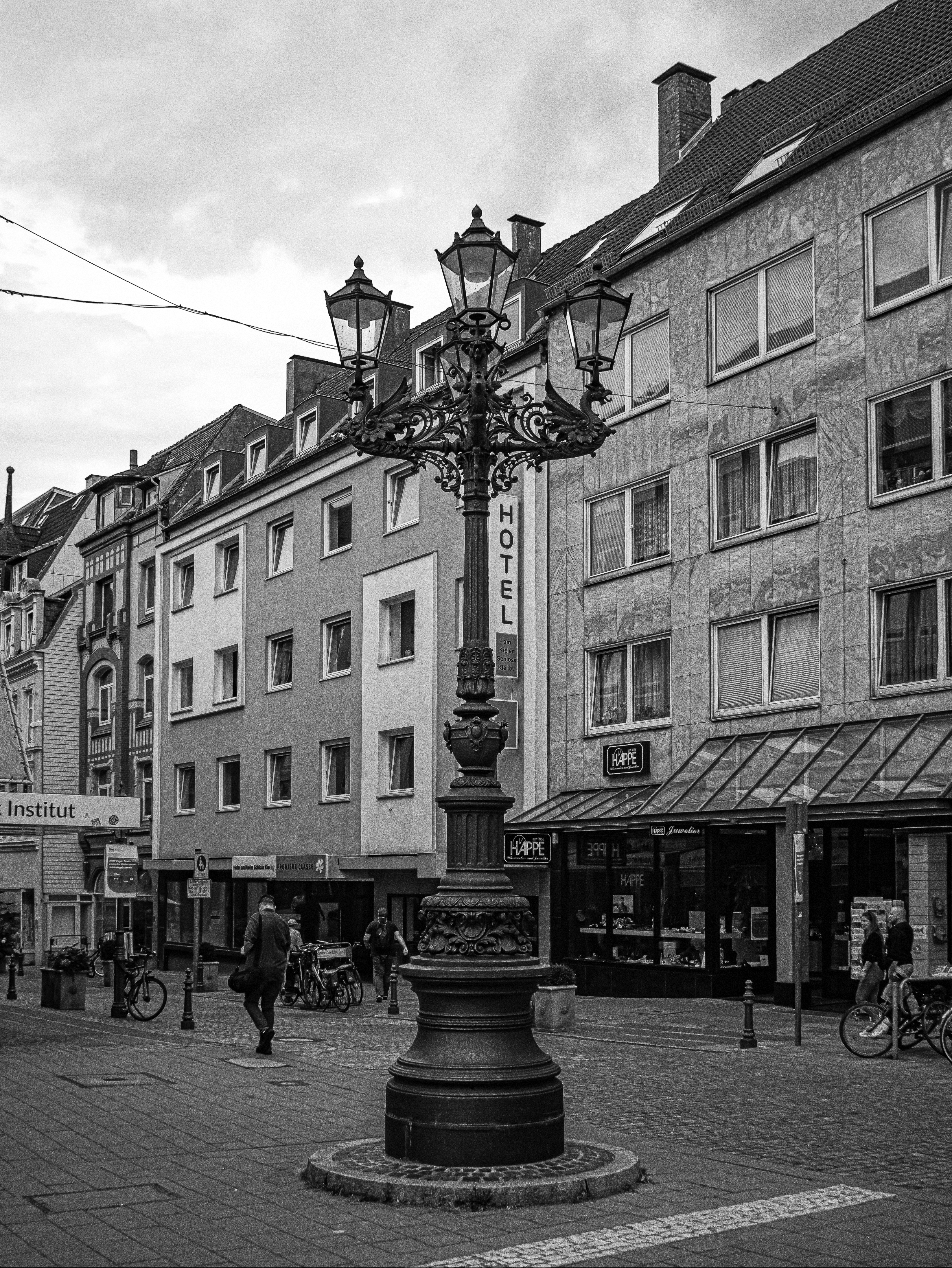 Laterne in der Dänischen Straße