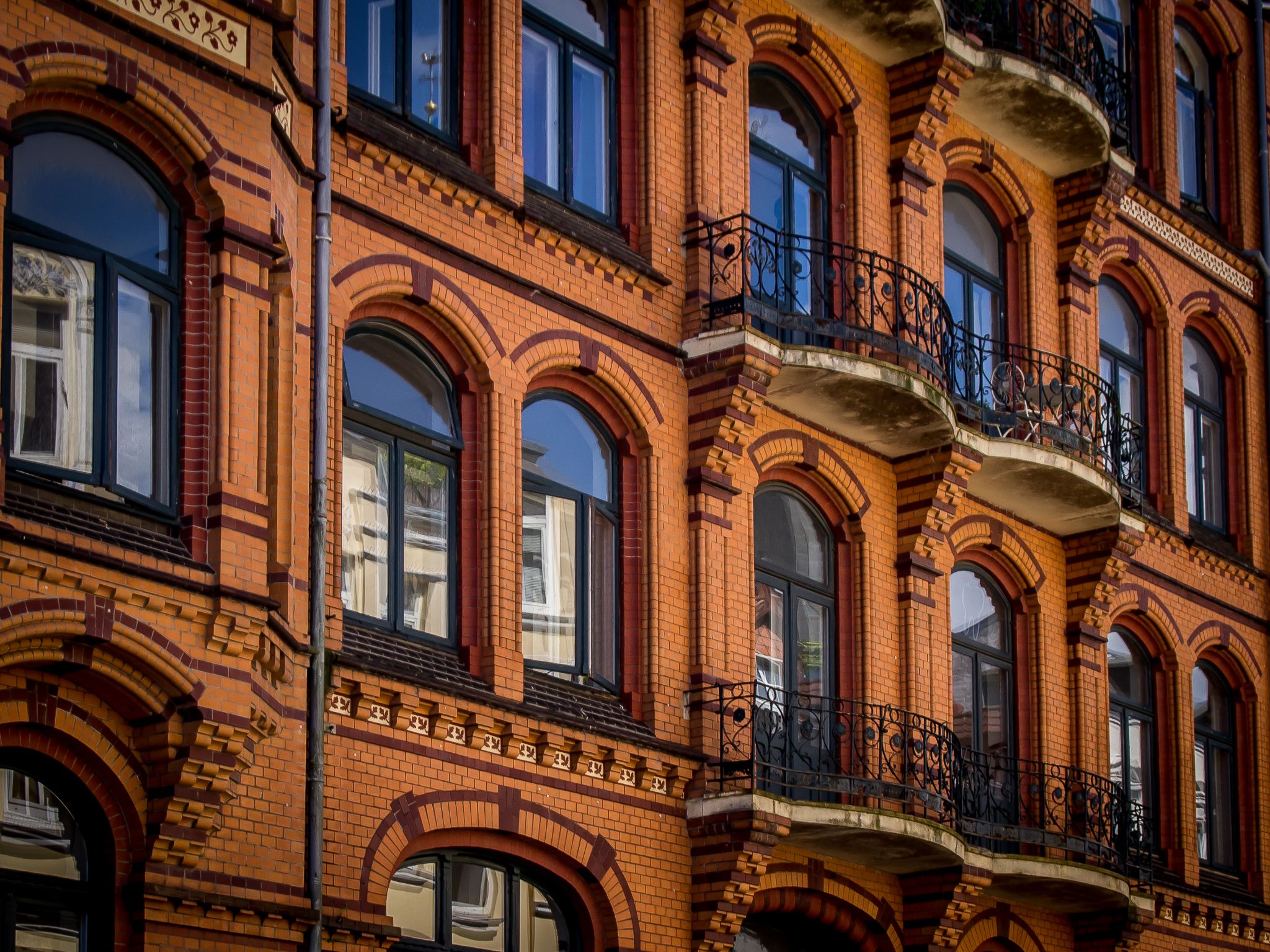Fensterfront in Flensburg