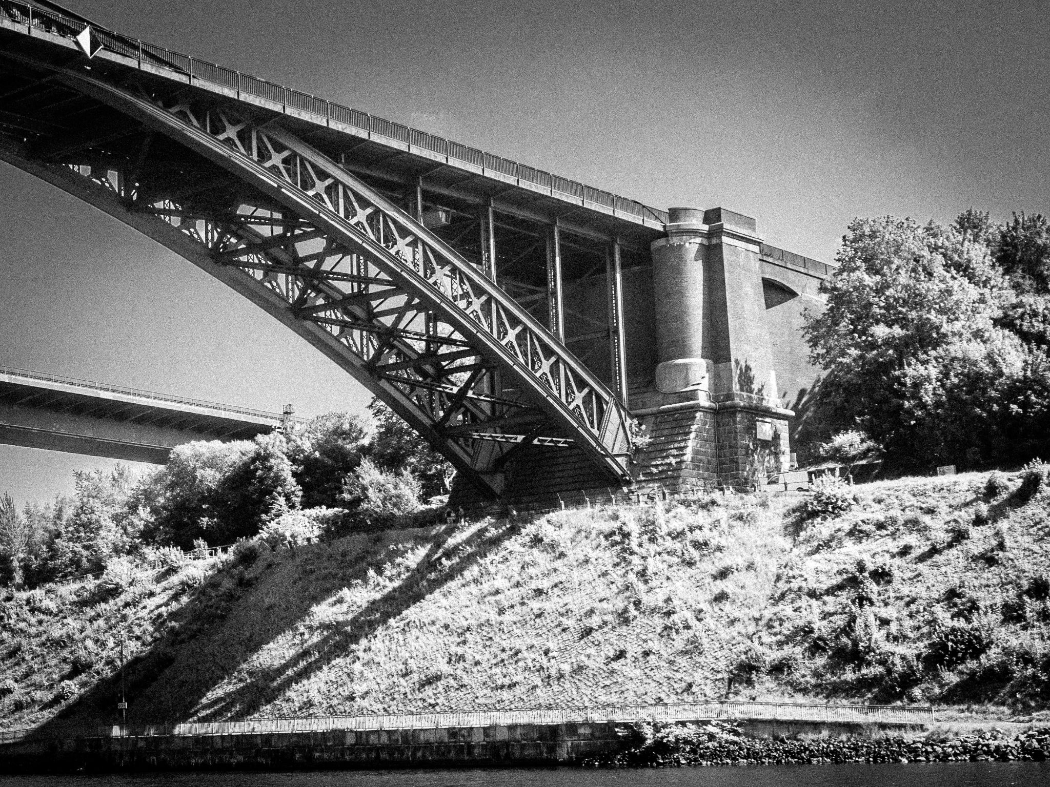 Brückenkopf der Levensauer Hochbrücke